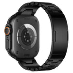 สายรัดนาฬิกาสแตนเลสสตีลหัวเข็มขัดผีเสื้อแบบปลดเร็วรูปตัว H สำหรับ Apple Watch 44 มม. / 45 มม. / 46 มม. / 49 มม., สำหรับ Apple Watch 42 มม. / 41 มม. / 40 มม. / 38 มม.