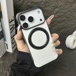 เคสโทรศัพท์แบบถือ MagSafe ผิวหนัง PC ไม่มีกรอบ สำหรับ iPhone 17 Pro Max, สำหรับ iPhone 17 Pro, สำหรับ iPhone 17, สำหรับ iPhone Air, สำหรับ iPhone 16 Pro Max, สำหรับ iPhone 16 Pro