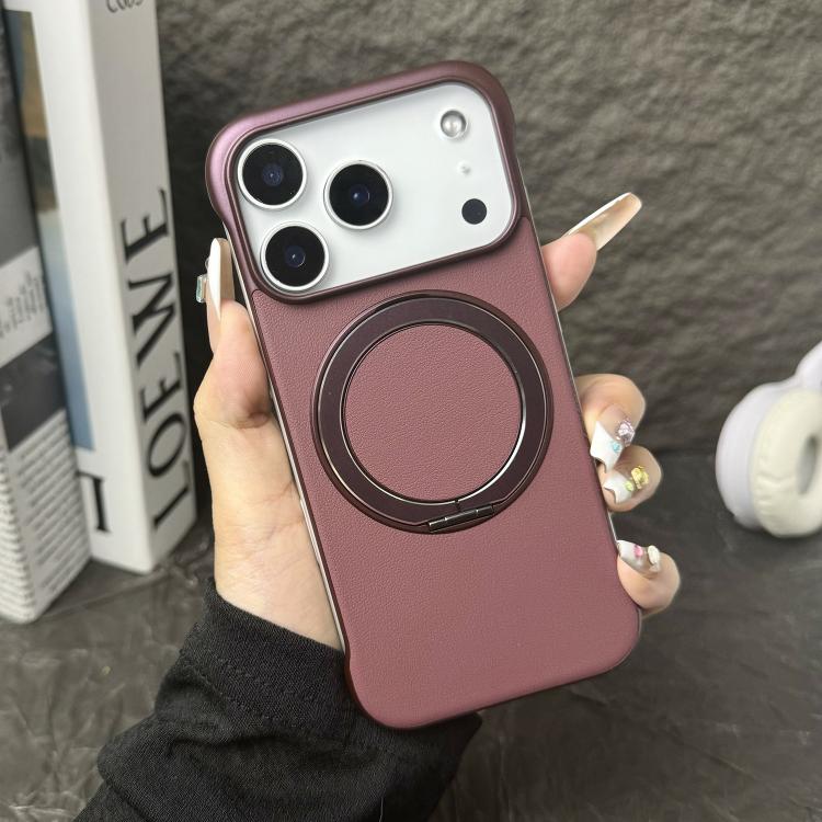 เคสโทรศัพท์แบบถือ MagSafe ผิวหนัง PC ไม่มีกรอบ สำหรับ iPhone 17 Pro Max, สำหรับ iPhone 17 Pro, สำหรับ iPhone 17, สำหรับ iPhone Air, สำหรับ iPhone 16 Pro Max, สำหรับ iPhone 16 Pro