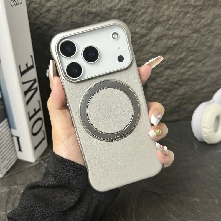 เคสโทรศัพท์แบบถือ MagSafe ผิวหนัง PC ไม่มีกรอบ สำหรับ iPhone 17 Pro Max, สำหรับ iPhone 17 Pro, สำหรับ iPhone 17, สำหรับ iPhone Air, สำหรับ iPhone 16 Pro Max, สำหรับ iPhone 16 Pro