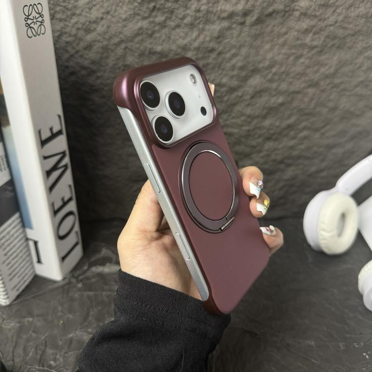 เคสโทรศัพท์แบบถือ MagSafe ผิวหนัง PC ไม่มีกรอบ สำหรับ iPhone 16 Plus, สำหรับ iPhone 16, สำหรับ iPhone 15 Pro Max, สำหรับ iPhone 15 Pro, สำหรับ iPhone 15 Plus, สำหรับ iPhone 15