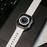 สายรัดนาฬิกาซิลิโคนแม่เหล็กหมุดเดี่ยวลายม้า สำหรับ Apple Watch 46 มม. / 49 มม. / 45 มม. / 44 มม.
