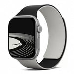 สายรัดนาฬิกาซิลิโคนแม่เหล็กลายลิ้นจี่สองสี สำหรับ Apple Watch 46mm / 49mm / 45mm / 44mm, สำหรับ Apple Watch 42mm / 41mm / 40mm / 38mm