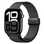 สายรัดนาฬิกาโลหะไทเทเนียมเต็มรูปแบบหัวเข็มขัดแม่เหล็กมิลานีส สำหรับ Apple Watch 46mm / 49mm / 45mm / 44mm