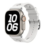 สายรัดนาฬิกาซิลิโคนรูหัวเข็มขัดบันได สำหรับ Apple Watch 46mm / 49mm / 45mm / 44mm, สำหรับ Apple Watch 42mm / 41mm / 40mm / 38mm