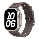สายรัดนาฬิกาซิลิโคนรูหัวเข็มขัดบันได สำหรับ Apple Watch 46mm / 49mm / 45mm / 44mm, สำหรับ Apple Watch 42mm / 41mm / 40mm / 38mm