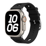 สายรัดนาฬิกาซิลิโคนรูหัวเข็มขัดบันได สำหรับ Apple Watch 46mm / 49mm / 45mm / 44mm, สำหรับ Apple Watch 42mm / 41mm / 40mm / 38mm