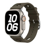 สายรัดนาฬิกาซิลิโคนรูหัวเข็มขัดบันได สำหรับ Apple Watch 46mm / 49mm / 45mm / 44mm, สำหรับ Apple Watch 42mm / 41mm / 40mm / 38mm