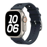 สายรัดนาฬิกาซิลิโคนรูหัวเข็มขัดบันได สำหรับ Apple Watch 46mm / 49mm / 45mm / 44mm, สำหรับ Apple Watch 42mm / 41mm / 40mm / 38mm