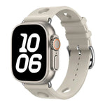สายรัดนาฬิกาซิลิโคนรูหัวเข็มขัดบันได สำหรับ Apple Watch 46mm / 49mm / 45mm / 44mm, สำหรับ Apple Watch 42mm / 41mm / 40mm / 38mm