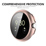 ฟิล์มกระจกนิรภัยเต็มจอ ENKAY Hat-Prince พร้อมเคส PC แบบบูรณาการ สำหรับ Google Pixel Watch 4 ขนาด 45 มม. สำหรับ Google Pixel Watch 4 ขนาด 41 มม.