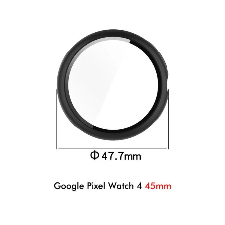 ฟิล์มกระจกนิรภัยเต็มจอ ENKAY Hat-Prince พร้อมเคส PC แบบบูรณาการ สำหรับ Google Pixel Watch 4 ขนาด 45 มม. สำหรับ Google Pixel Watch 4 ขนาด 41 มม.