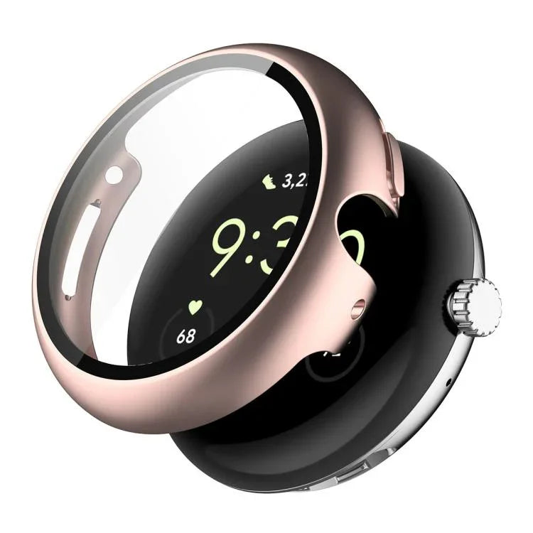 ฟิล์มกระจกนิรภัยเต็มจอ ENKAY Hat-Prince พร้อมเคส PC แบบบูรณาการ สำหรับ Google Pixel Watch 4 ขนาด 45 มม. สำหรับ Google Pixel Watch 4 ขนาด 41 มม.