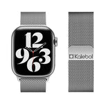 สายรัดนาฬิกาเหล็กกล้าไร้สนิมแม่เหล็ก Kalebol สำหรับ Apple Watch 46mm / 49mm / 45mm / 44mm, สำหรับ Apple Watch 42mm / 41mm / 40mm / 38mm