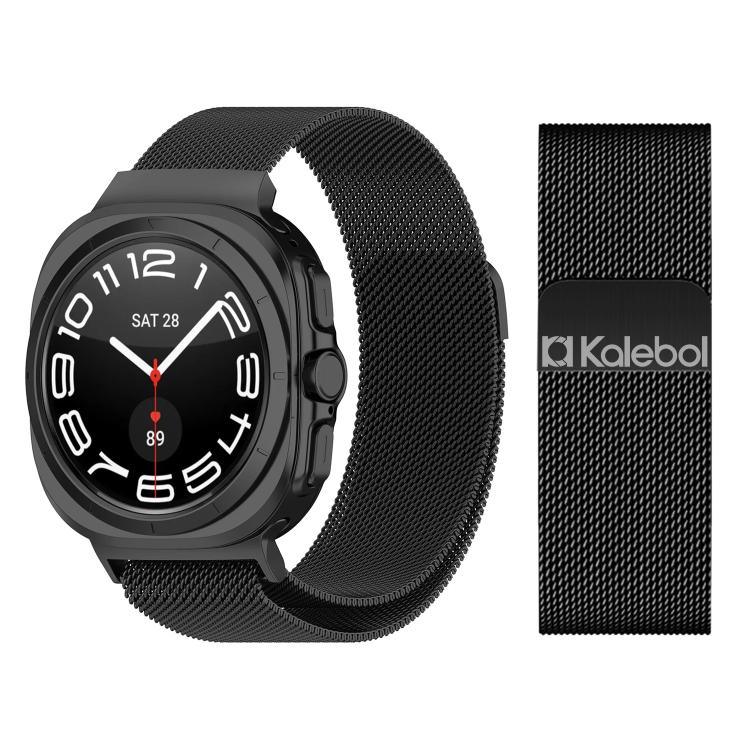 สายสแตนเลสแม่เหล็ก Kalebol Milan สำหรับ Samsung Galaxy Watch Ultra 47mm / Ultra 2025