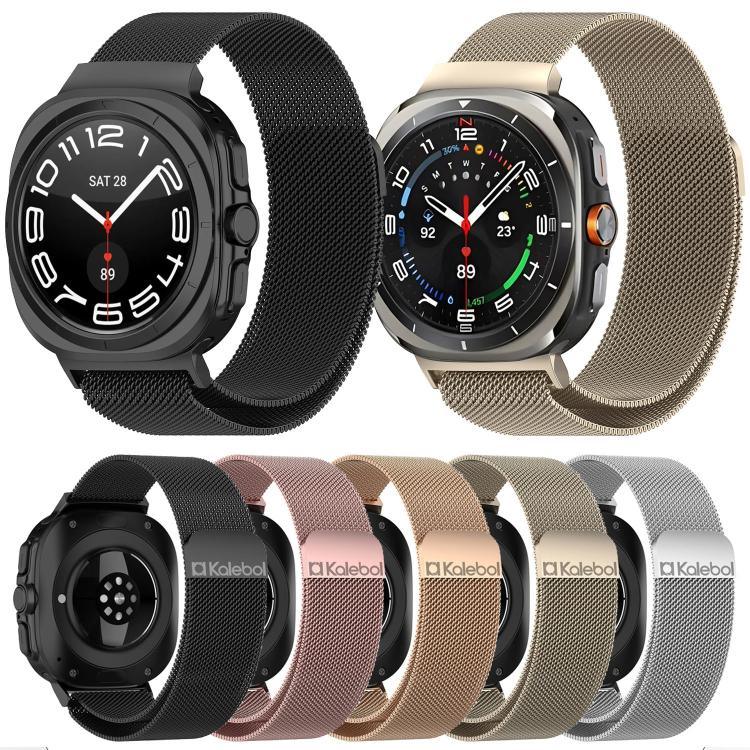 สายสแตนเลสแม่เหล็ก Kalebol Milan สำหรับ Samsung Galaxy Watch Ultra 47mm / Ultra 2025