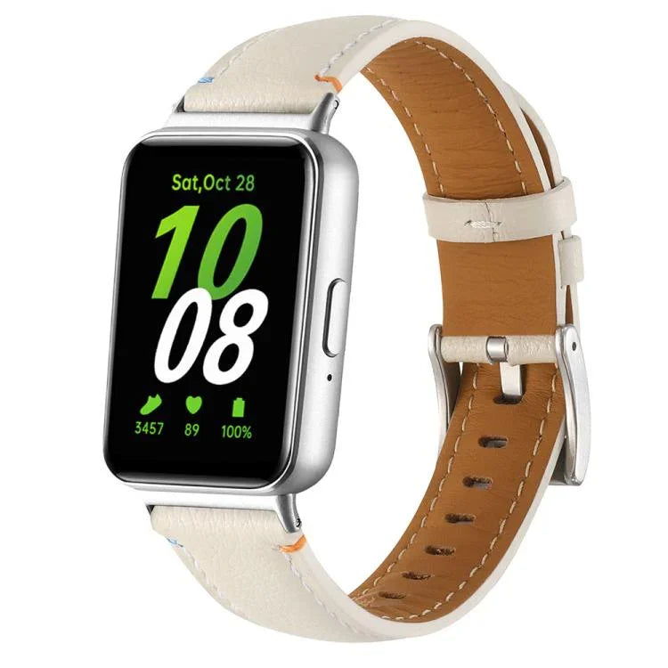 สายหนังหางแหลมเย็บ สำหรับ Samsung Galaxy Fit 3