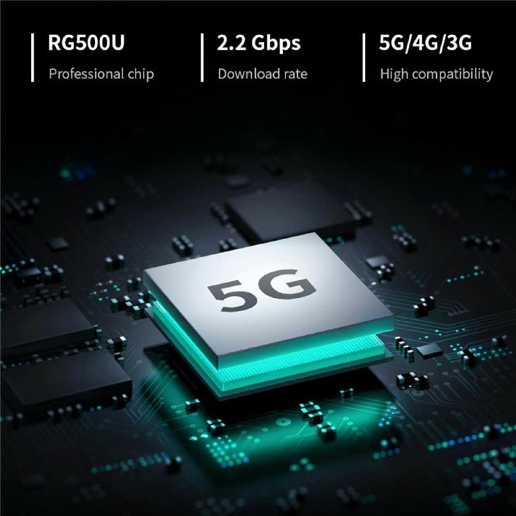 NR500 4000mAh Battery 5G CPE Router SIM Card Slot Dual Band WiFi 6 Gigabit Wireless Repeater, US Plug, EU Plug, UK Plug