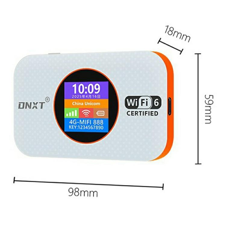 MF967-E Eurasia Version Support WPS / SIM Card / DMZ WiFi6 4G Router Portable Mobile WiFi