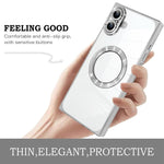 เคสโทรศัพท์ TPU MagSafe ชุบไฟฟ้าลาย CD สี่เหลี่ยมมุมฉาก สำหรับ iPhone 16 Plus, สำหรับ iPhone 16, สำหรับ iPhone 15 Pro Max, สำหรับ iPhone 15 Pro, สำหรับ iPhone 15 Plus, สำหรับ iPhone 15