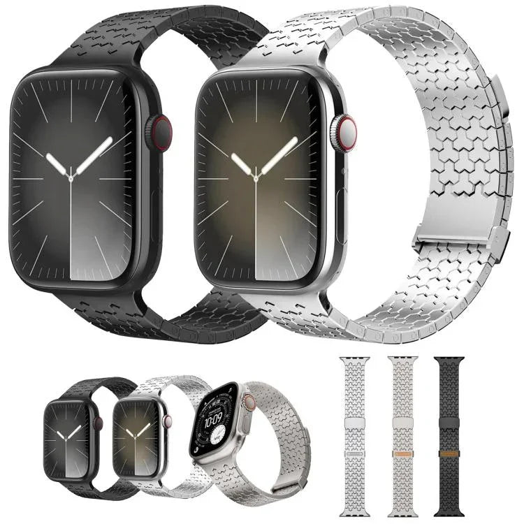 สายรัดนาฬิกาเหล็กกล้าไร้สนิมแม่เหล็กคู่รูปตัว Y สำหรับ Apple Watch 42 / 44 / 45 / 46 / 49mm, สำหรับ Apple Watch 38 / 40 / 41 / S11 42mm