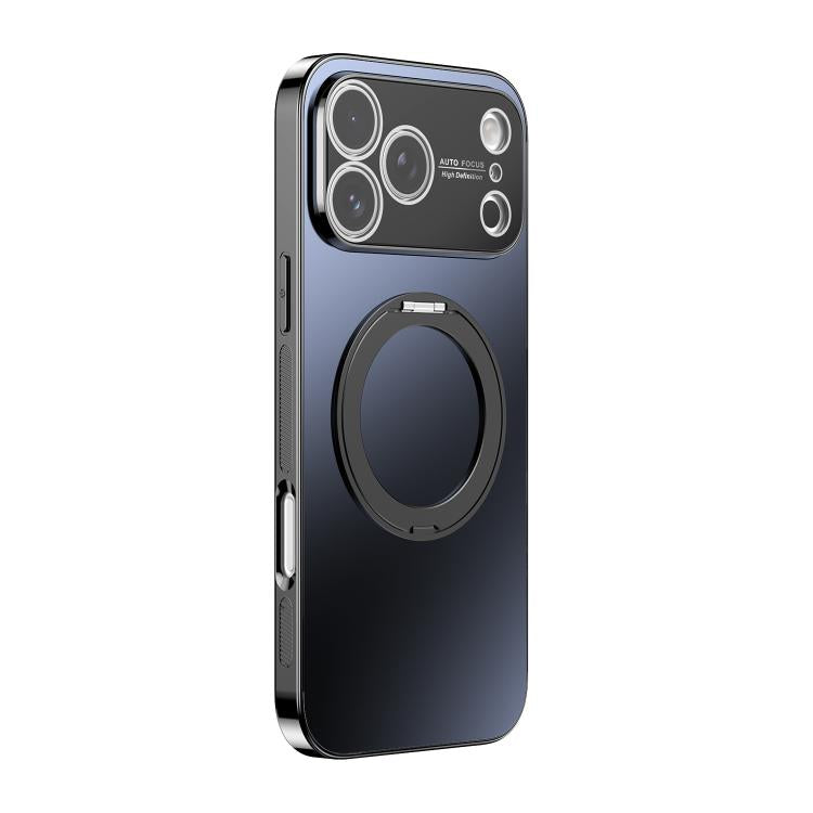 เคสโทรศัพท์ MagSafe ชุบไฟฟ้าพร้อมที่จับหมุน 360 องศาและฝาครอบเลนส์ สำหรับ iPhone 17 Pro Max, สำหรับ iPhone 17 Pro, สำหรับ iPhone 17, สำหรับ iPhone Air, สำหรับ iPhone 16 Pro Max, สำหรับ iPhone 16 Pro