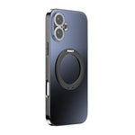 เคสโทรศัพท์ MagSafe ชุบไฟฟ้าพร้อมที่จับหมุน 360 องศาและฝาครอบเลนส์ สำหรับ iPhone 17 Pro Max, สำหรับ iPhone 17 Pro, สำหรับ iPhone 17, สำหรับ iPhone Air, สำหรับ iPhone 16 Pro Max, สำหรับ iPhone 16 Pro