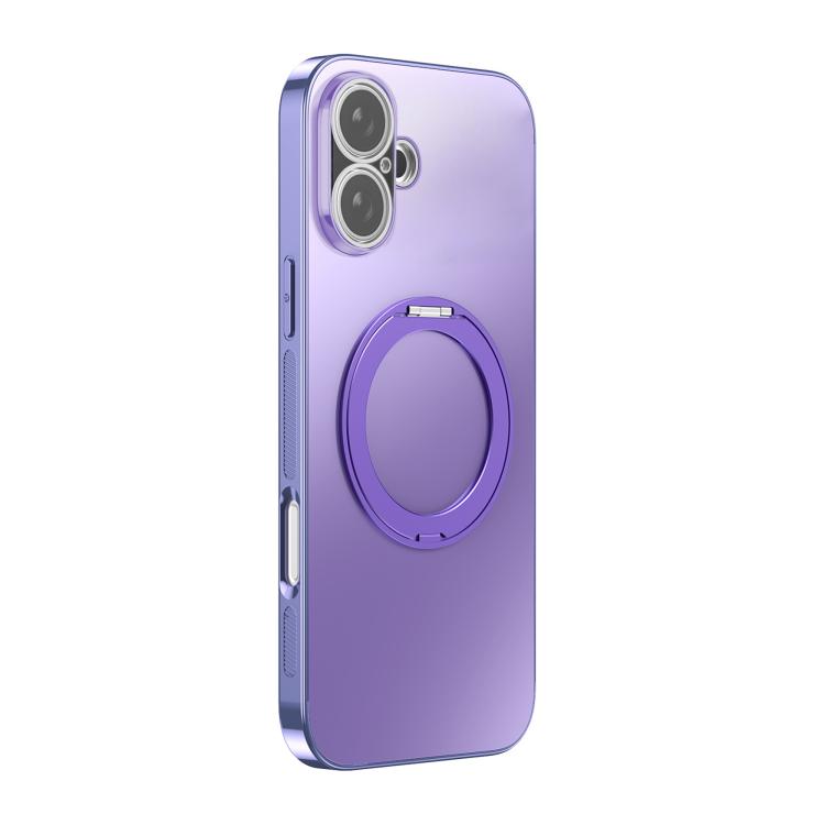 เคสโทรศัพท์ MagSafe ชุบไฟฟ้าพร้อมที่จับหมุน 360 องศาและฝาครอบเลนส์ สำหรับ iPhone 17 Pro Max, สำหรับ iPhone 17 Pro, สำหรับ iPhone 17, สำหรับ iPhone Air, สำหรับ iPhone 16 Pro Max, สำหรับ iPhone 16 Pro