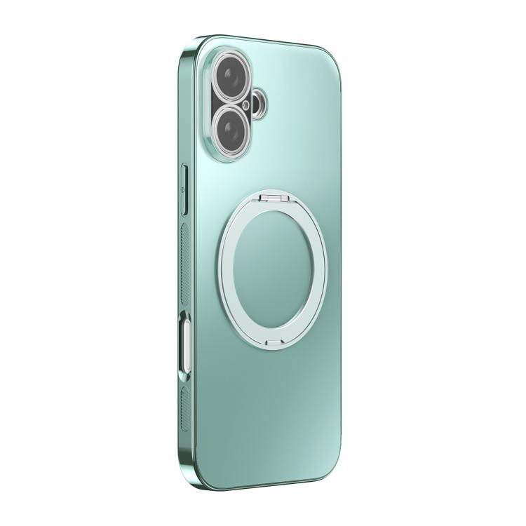 เคสโทรศัพท์ MagSafe ชุบไฟฟ้าพร้อมที่จับหมุน 360 องศาและฝาครอบเลนส์ สำหรับ iPhone 17 Pro Max, สำหรับ iPhone 17 Pro, สำหรับ iPhone 17, สำหรับ iPhone Air, สำหรับ iPhone 16 Pro Max, สำหรับ iPhone 16 Pro