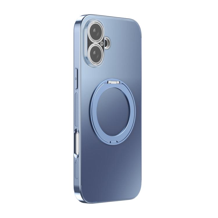 เคสโทรศัพท์ MagSafe ชุบไฟฟ้าพร้อมที่จับหมุน 360 องศาและฝาครอบเลนส์ สำหรับ iPhone 17 Pro Max, สำหรับ iPhone 17 Pro, สำหรับ iPhone 17, สำหรับ iPhone Air, สำหรับ iPhone 16 Pro Max, สำหรับ iPhone 16 Pro