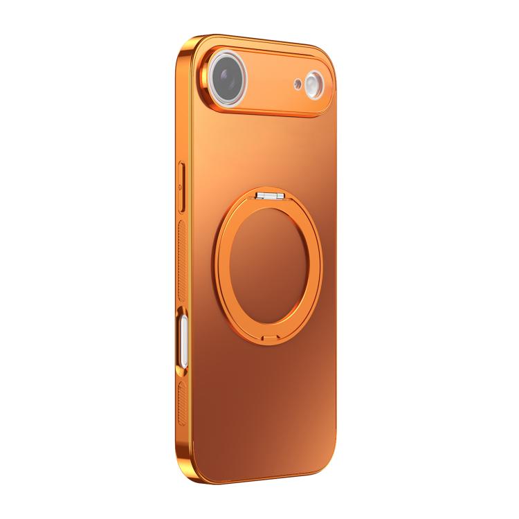 เคสโทรศัพท์ MagSafe ชุบไฟฟ้าพร้อมที่จับหมุน 360 องศาและฝาครอบเลนส์ สำหรับ iPhone 17 Pro Max, สำหรับ iPhone 17 Pro, สำหรับ iPhone 17, สำหรับ iPhone Air, สำหรับ iPhone 16 Pro Max, สำหรับ iPhone 16 Pro