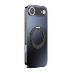 เคสโทรศัพท์ MagSafe ชุบไฟฟ้าพร้อมที่จับหมุน 360 องศาและฝาครอบเลนส์ สำหรับ iPhone 17 Pro Max, สำหรับ iPhone 17 Pro, สำหรับ iPhone 17, สำหรับ iPhone Air, สำหรับ iPhone 16 Pro Max, สำหรับ iPhone 16 Pro
