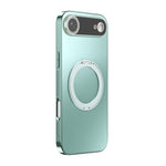 เคสโทรศัพท์ MagSafe ชุบไฟฟ้าพร้อมที่จับหมุน 360 องศาและฝาครอบเลนส์ สำหรับ iPhone 17 Pro Max, สำหรับ iPhone 17 Pro, สำหรับ iPhone 17, สำหรับ iPhone Air, สำหรับ iPhone 16 Pro Max, สำหรับ iPhone 16 Pro