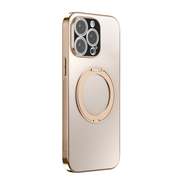 เคสโทรศัพท์ MagSafe ชุบไฟฟ้าพร้อมที่จับหมุน 360 องศาและฝาครอบเลนส์ สำหรับ iPhone 14 Pro Max, สำหรับ iPhone 13 Pro Max, สำหรับ iPhone 13 Pro, สำหรับ iPhone 13