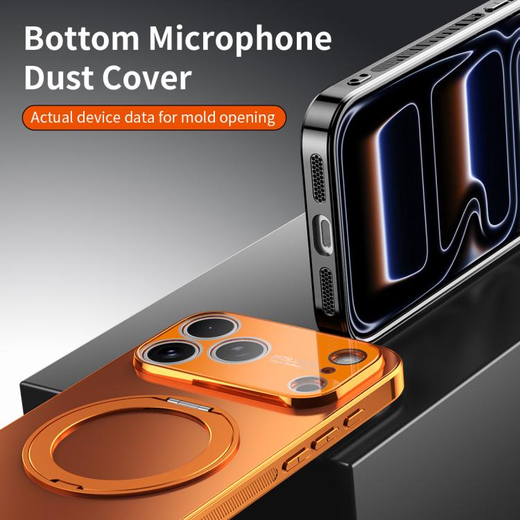 เคสโทรศัพท์ MagSafe ชุบไฟฟ้าพร้อมที่จับหมุน 360 องศาและฝาครอบเลนส์ สำหรับ iPhone 14 Pro Max, สำหรับ iPhone 13 Pro Max, สำหรับ iPhone 13 Pro, สำหรับ iPhone 13