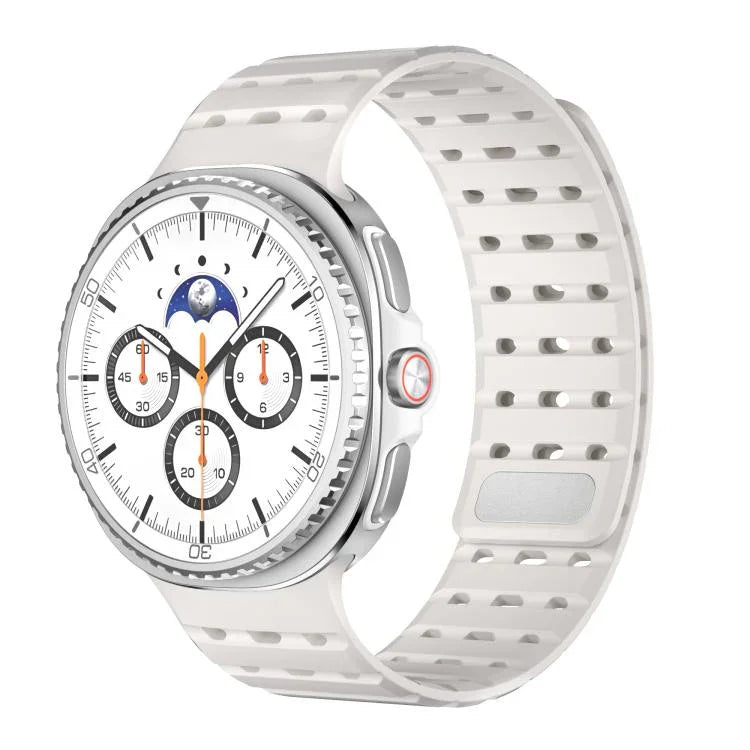 สายซิลิโคนแม่เหล็กระบายอากาศ สำหรับ Samsung Galaxy Watch8 / Watch8 Classic