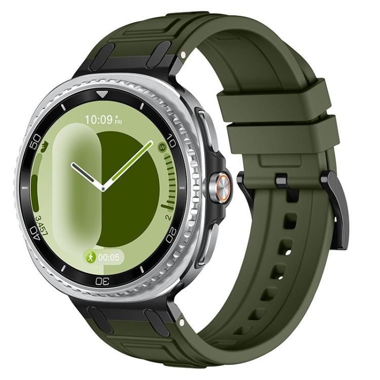 สายรัดนาฬิกาซิลิโคนเกราะสามชั้น สำหรับ Samsung Galaxy Watch8 / Watch8 Classic