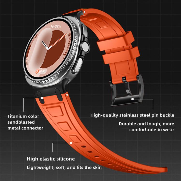 สายรัดนาฬิกาซิลิโคนเกราะสามชั้น สำหรับ Samsung Galaxy Watch8 / Watch8 Classic
