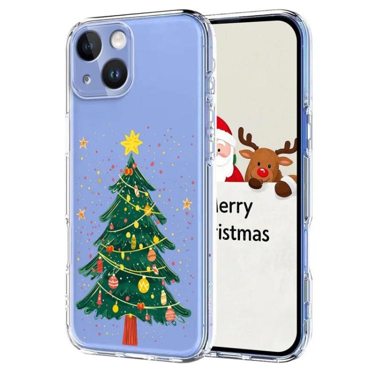 เคสโทรศัพท์ TPU พิมพ์ลายธีมคริสต์มาส สำหรับ iPhone 15