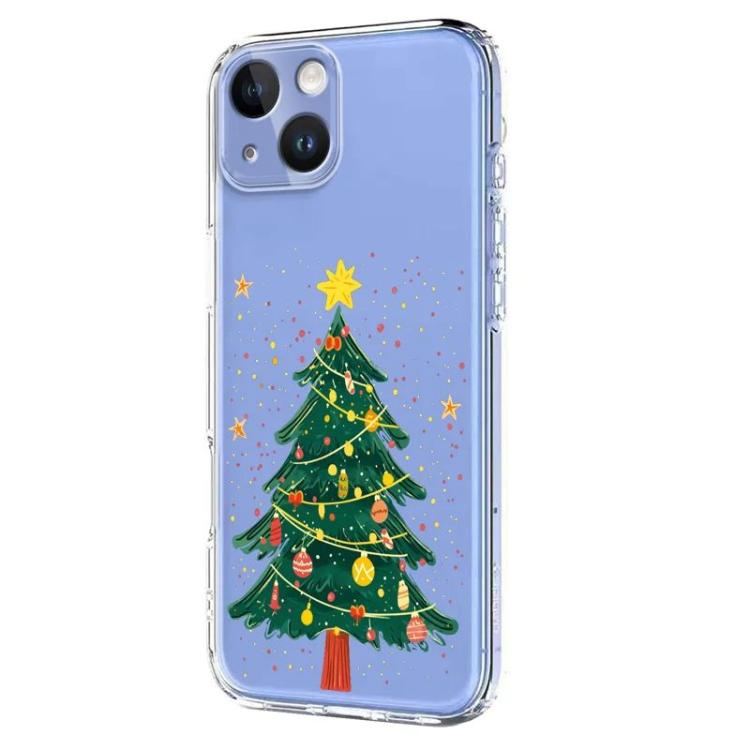 เคสโทรศัพท์ TPU พิมพ์ลายธีมคริสต์มาส สำหรับ iPhone 15