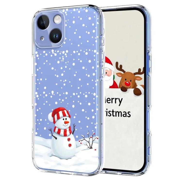 เคสโทรศัพท์ TPU พิมพ์ลายธีมคริสต์มาส สำหรับ iPhone 15