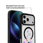 เคสโทรศัพท์ขอบดำทาสีแม่เหล็กแรงสูงซีรีส์คริสต์มาส สำหรับ iPhone 17 Pro Max, iPhone 17 Pro, iPhone 17
