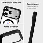 เคสโทรศัพท์ขอบดำทาสีแม่เหล็กแรงสูงซีรีส์คริสต์มาส สำหรับ iPhone 17 Pro Max, iPhone 17 Pro, iPhone 17
