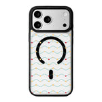 เคสโทรศัพท์ขอบดำทาสีแม่เหล็กแรงสูงซีรีส์คริสต์มาส สำหรับ iPhone 17 Pro Max, iPhone 17 Pro, iPhone 17