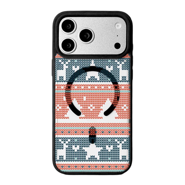 เคสโทรศัพท์ขอบดำทาสีแม่เหล็กแรงสูงซีรีส์คริสต์มาส สำหรับ iPhone 17 Pro Max, iPhone 17 Pro, iPhone 17