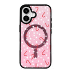 เคสโทรศัพท์ขอบดำทาสีแม่เหล็กแรงสูงซีรีส์คริสต์มาส สำหรับ iPhone 17 Pro Max, iPhone 17 Pro, iPhone 17