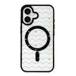 เคสโทรศัพท์ขอบดำทาสีแม่เหล็กแรงสูงซีรีส์คริสต์มาส สำหรับ iPhone 17 Pro Max, iPhone 17 Pro, iPhone 17