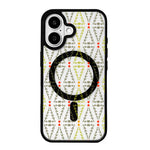 เคสโทรศัพท์ขอบดำทาสีแม่เหล็กแรงสูงซีรีส์คริสต์มาส สำหรับ iPhone 17 Pro Max, iPhone 17 Pro, iPhone 17