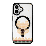 เคสโทรศัพท์ขอบดำทาสีแม่เหล็กแรงสูงซีรีส์คริสต์มาส สำหรับ iPhone 17 Pro Max, iPhone 17 Pro, iPhone 17