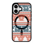 เคสโทรศัพท์ขอบดำทาสีแม่เหล็กแรงสูงซีรีส์คริสต์มาส สำหรับ iPhone 17 Pro Max, iPhone 17 Pro, iPhone 17